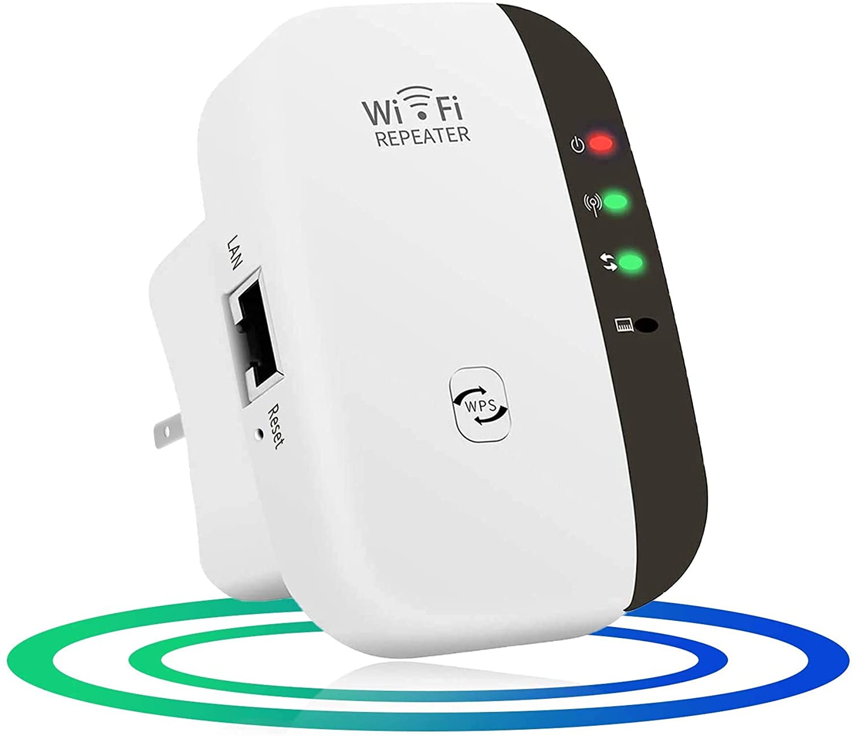 WiFi Range Extender,300Mbps 2.4G High Speed WiFi Booster Repeater,Easy Set up 